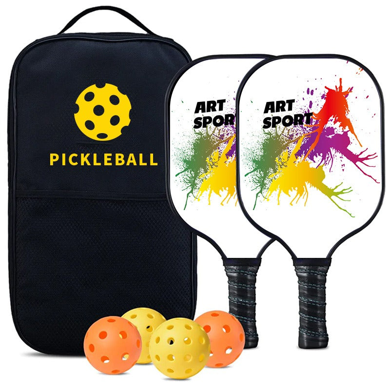 Beach Tennis Paddle Set with High Strength Pickleball Rackets Equipment