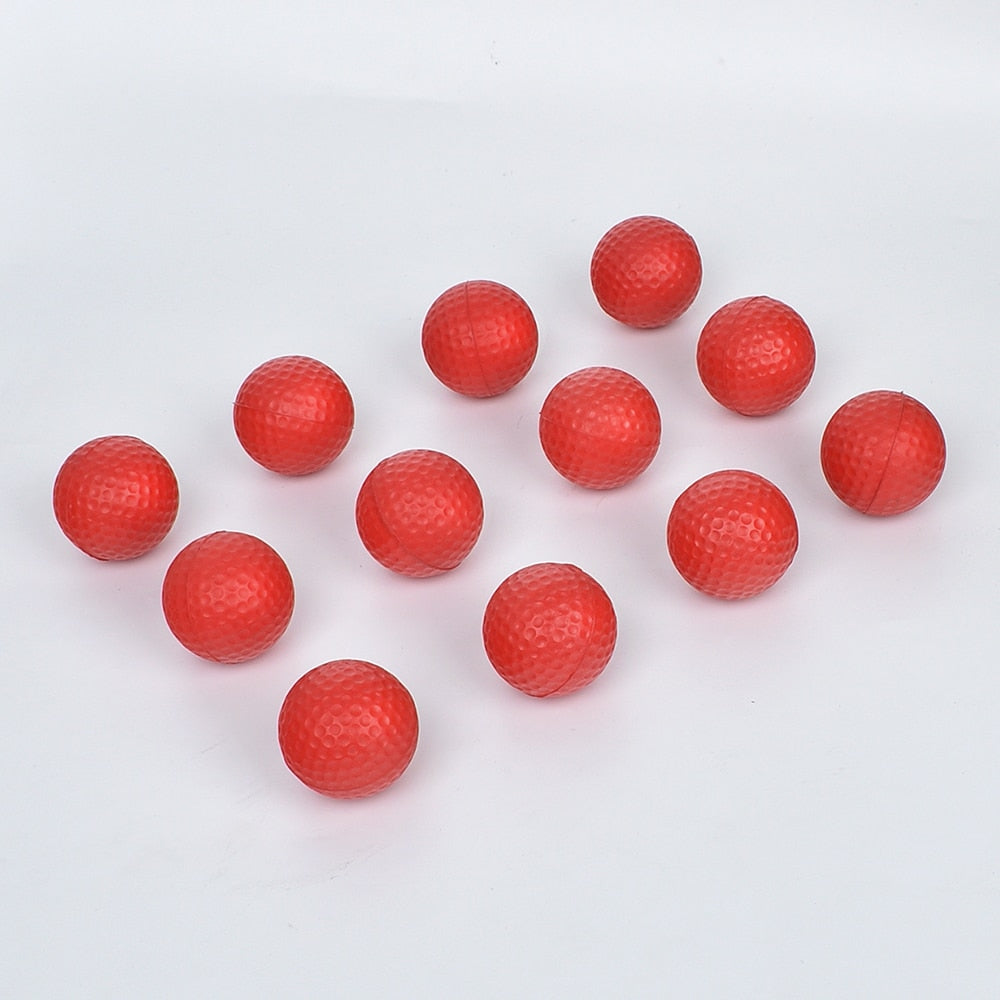 12Pcs Foam Golf Balls for Indoor Outdoor Practice and Swing Training