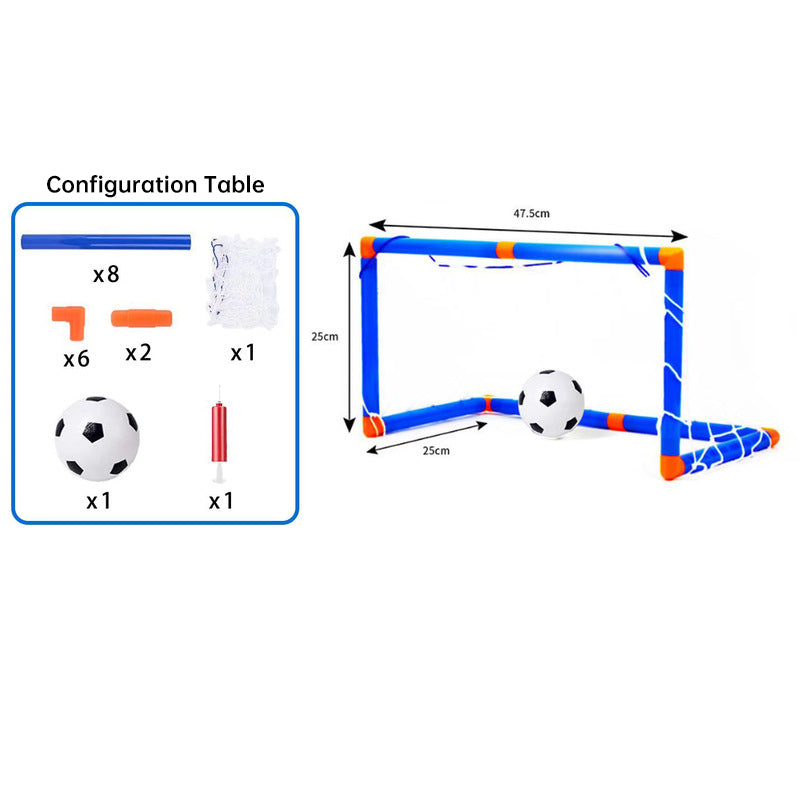 Foldable Kids Soccer Goal Set for Indoor and Outdoor Sports Play