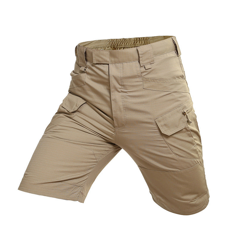 Outdoor Sports Workwear Set with Casual Shorts for Leisure Activities