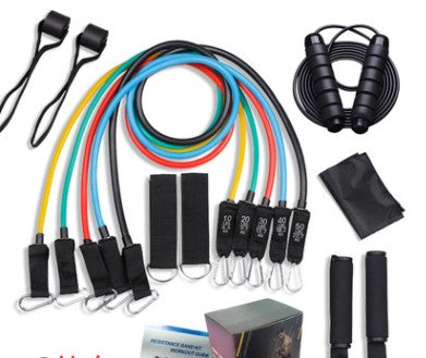 Resistance Bands Set with Door Anchor for Home Workout Training Exercises
