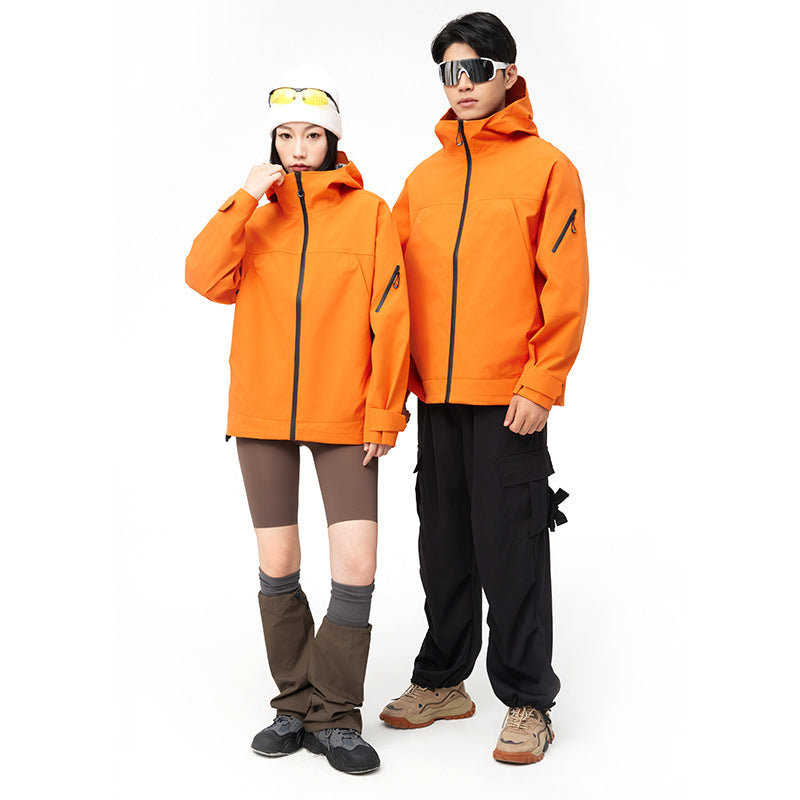 Mountain Hard Shell Jacket for Waterproof Windproof Outdoor Mountaineering Protection