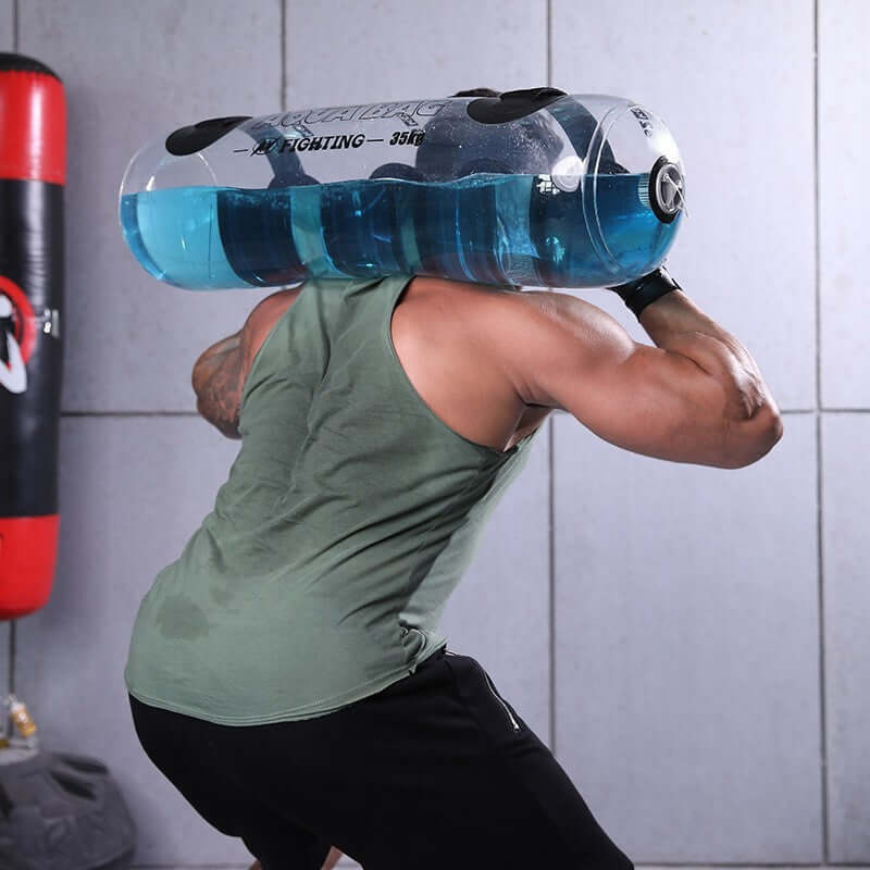 Transparent Water Dumbbell for Fitness Training and Weightlifting Exercise Equipment
