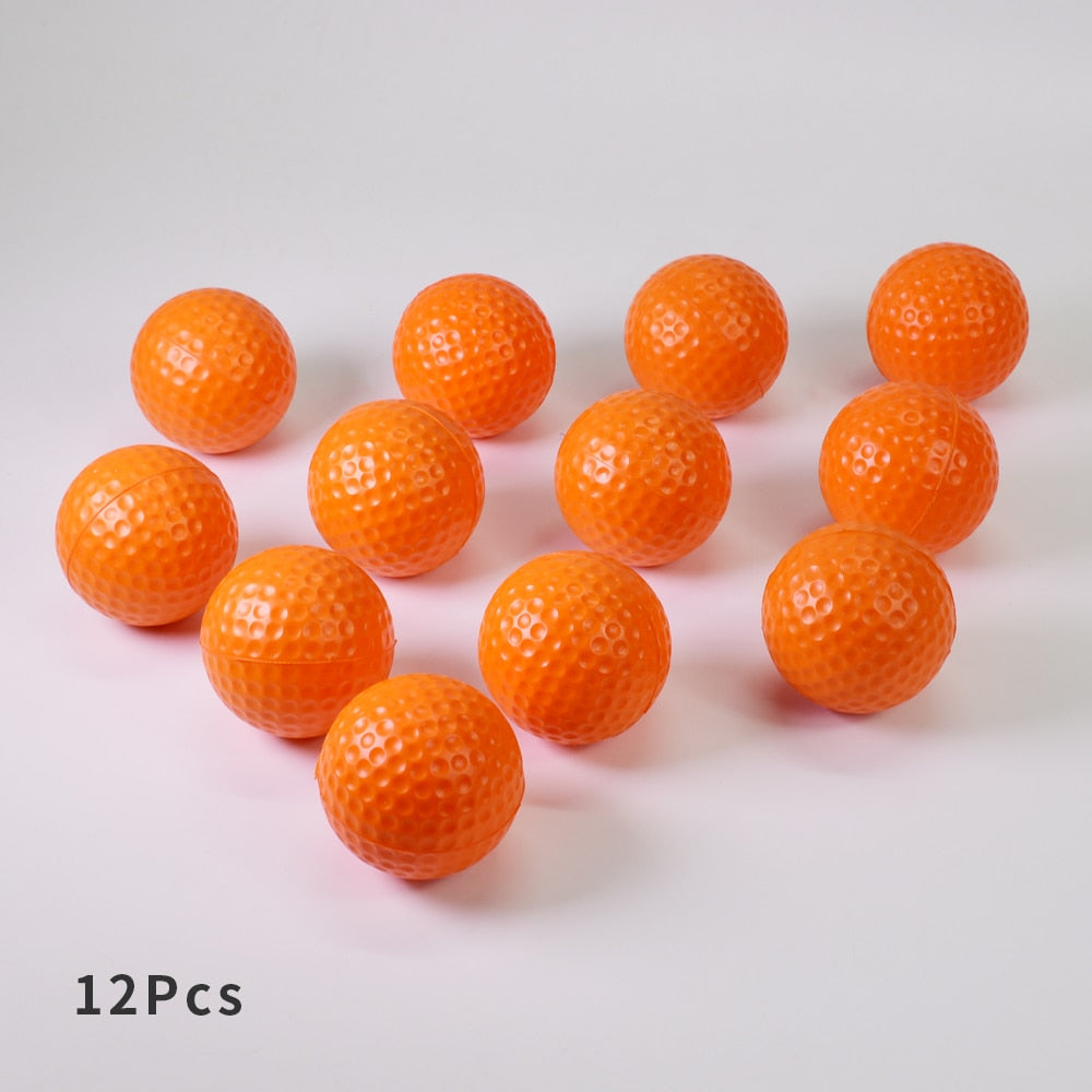 12Pcs Foam Golf Balls for Indoor Outdoor Practice and Swing Training