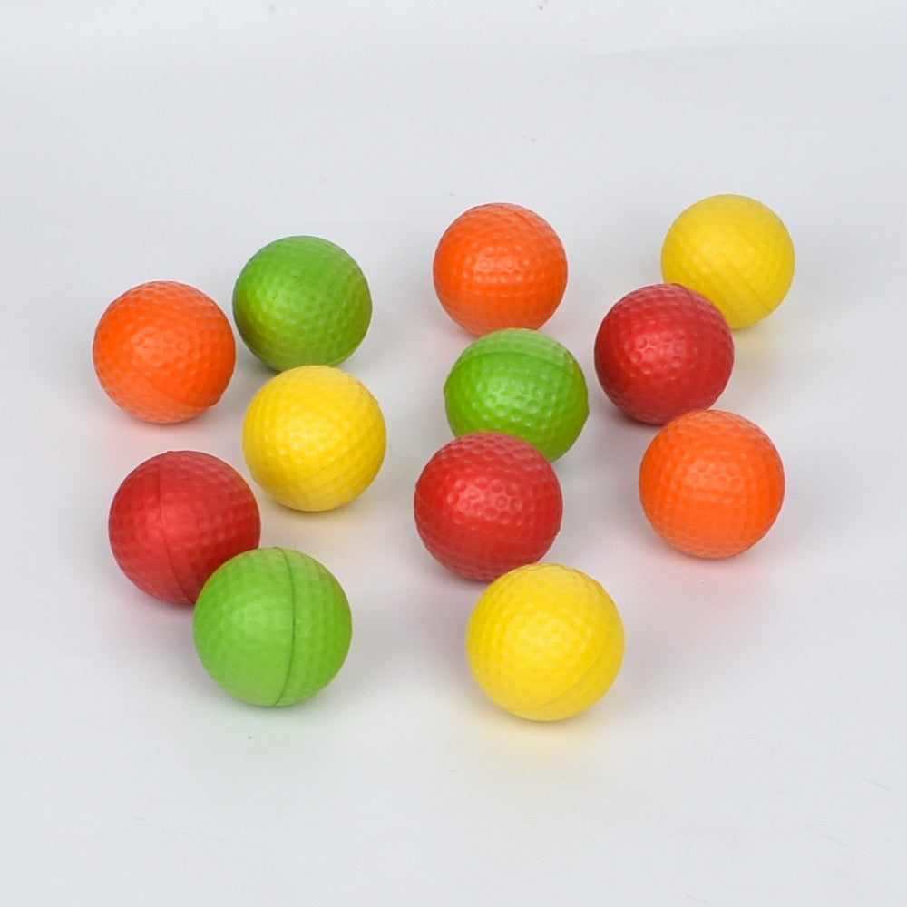 12Pcs Foam Golf Balls for Indoor Outdoor Practice and Swing Training
