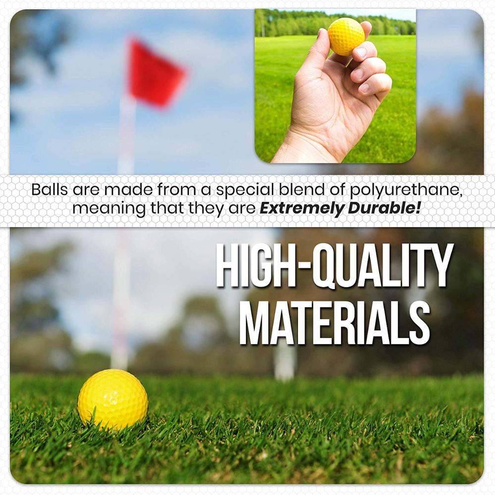 12Pcs Foam Golf Balls for Indoor Outdoor Practice and Swing Training
