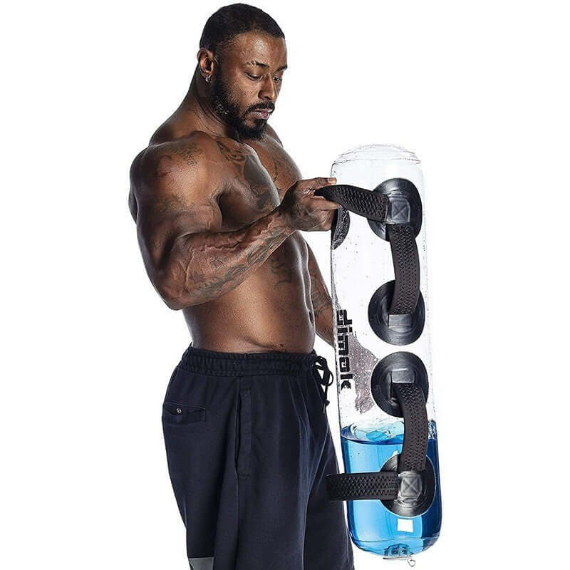 Transparent Water Dumbbell for Fitness Training and Weightlifting Exercise Equipment