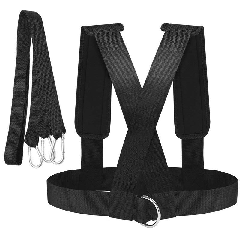 Resistance Fitness Band with Shoulder Strap for Running Speed Training Exercises