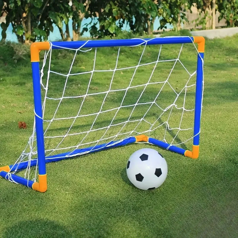 Foldable Kids Soccer Goal Set for Indoor and Outdoor Sports Play