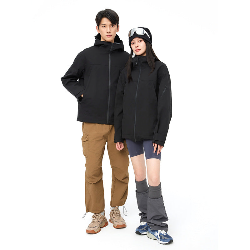 Mountain Hard Shell Jacket for Waterproof Windproof Outdoor Mountaineering Protection