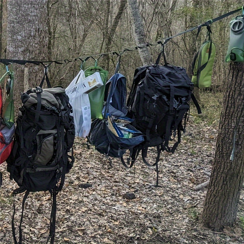 NNETM Camping Gear Storage Strap with 19 Buckles