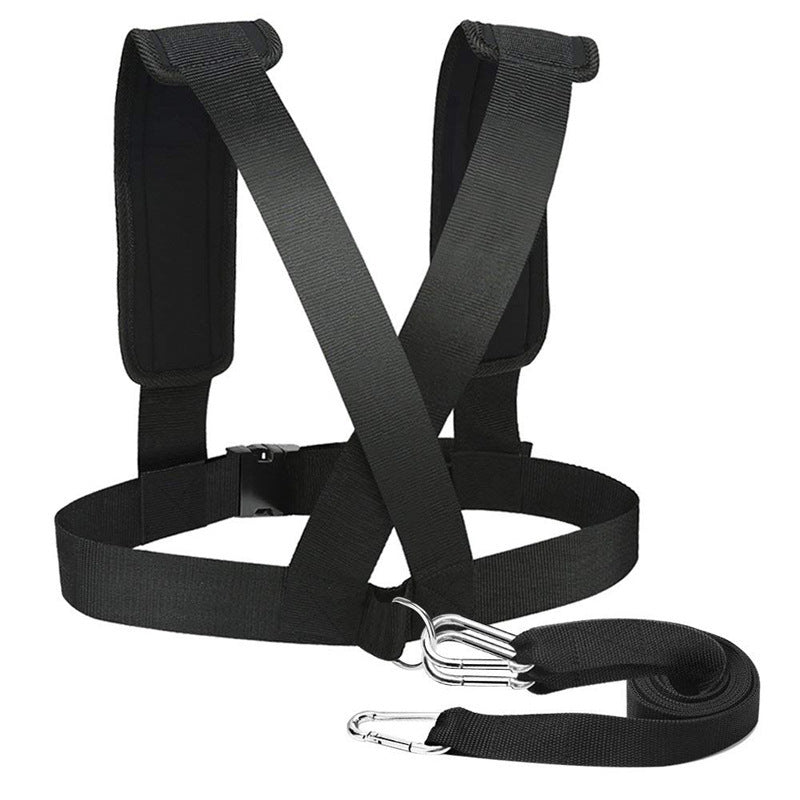 Resistance Fitness Band with Shoulder Strap for Running Speed Training Exercises