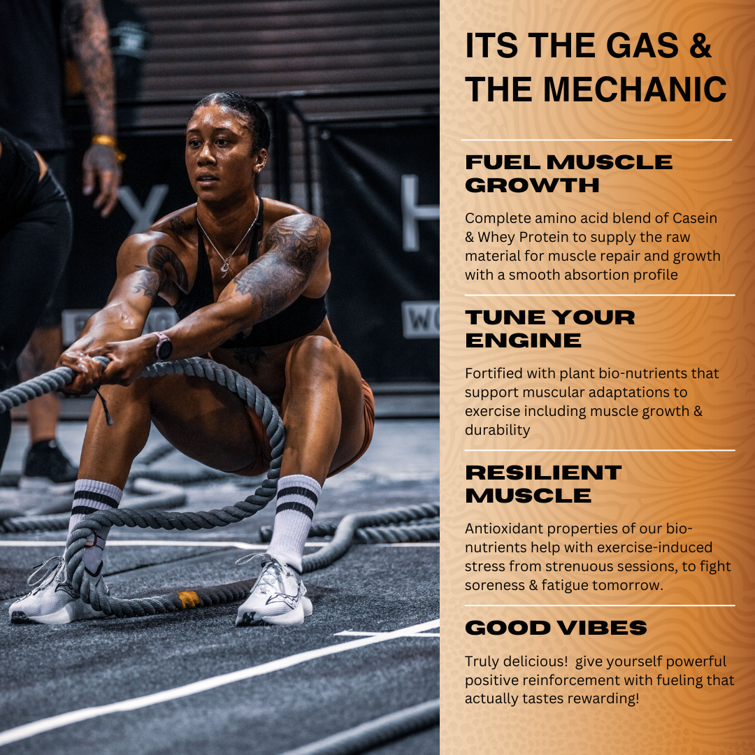 Gain Grog Vanilla Protein Mix with 20 Servings for Muscle Support