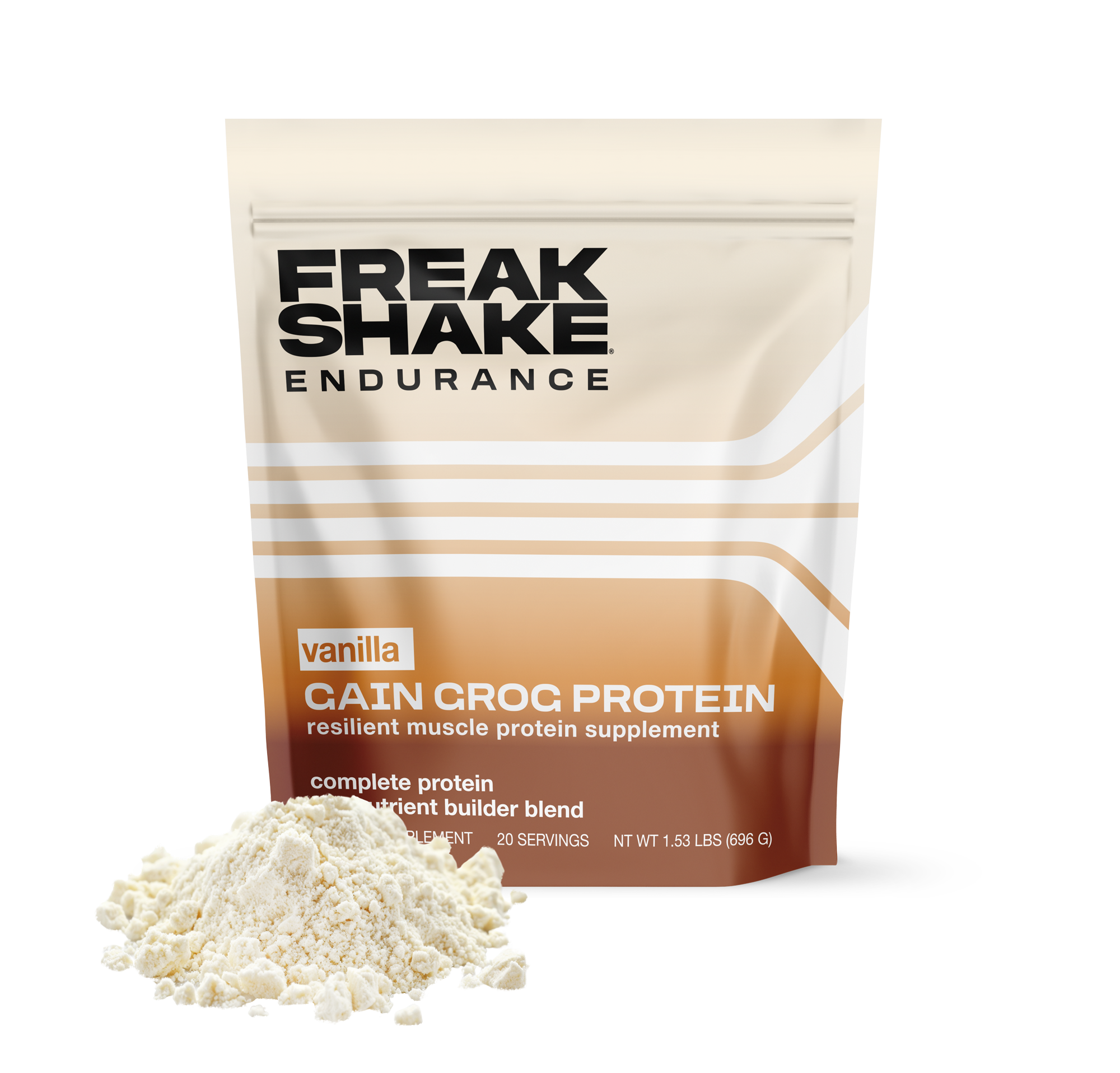 Gain Grog Vanilla Protein Mix with 20 Servings for Muscle Support