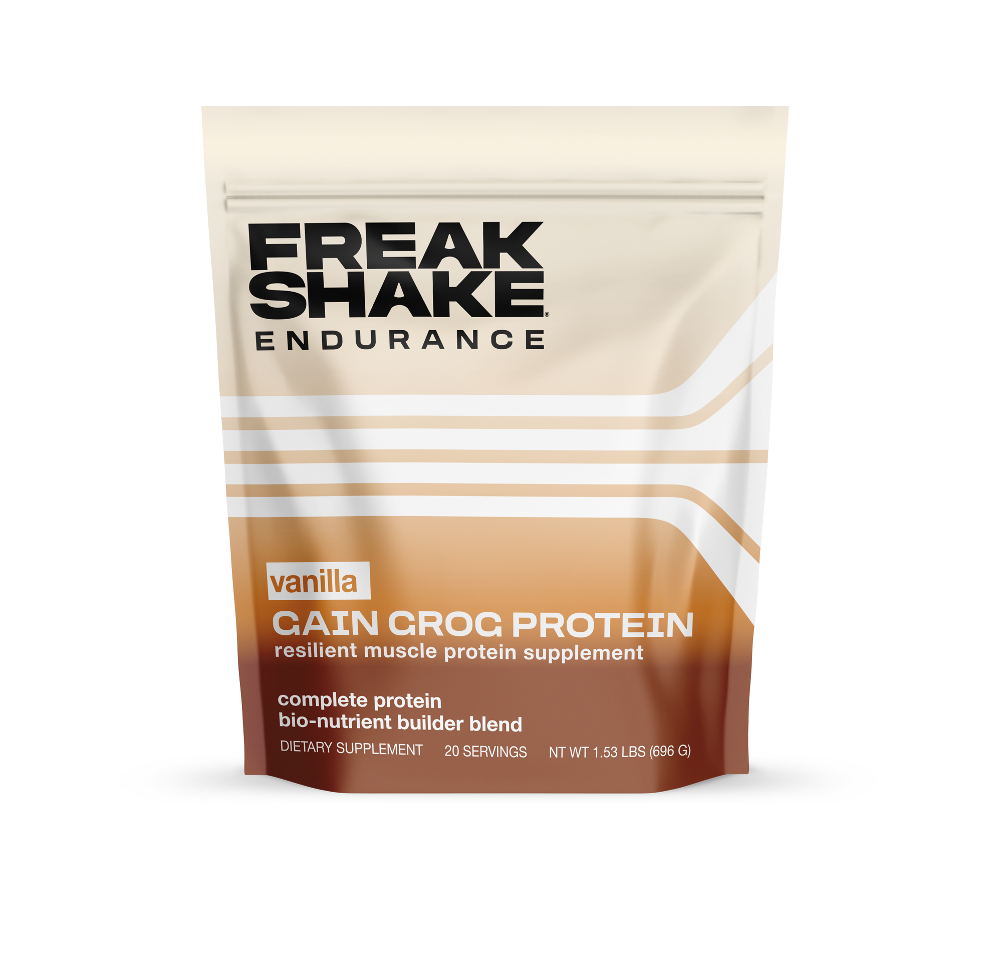 Gain Grog Vanilla Protein Mix with 20 Servings for Muscle Support