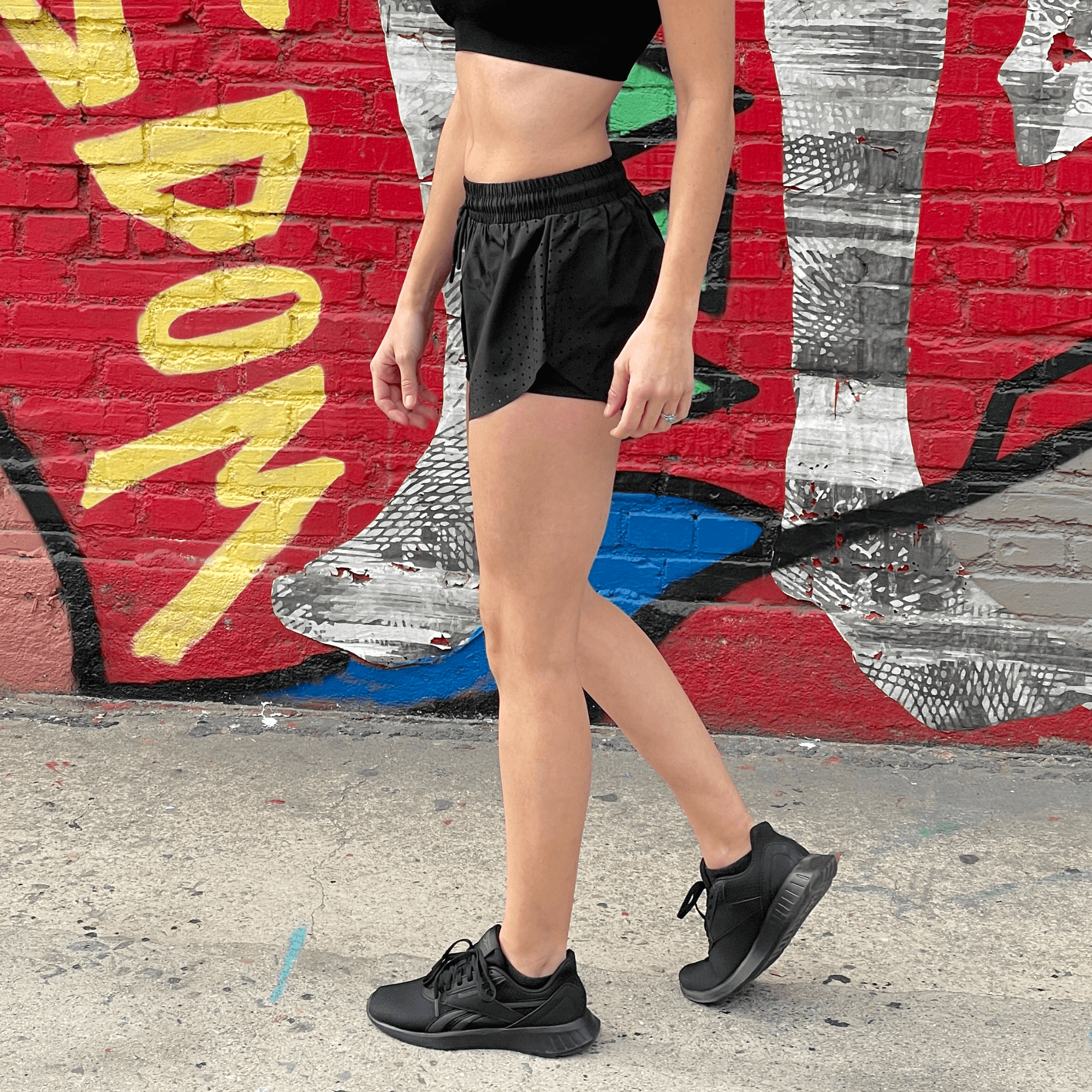 Arielle Athletic Shorts with Built-In Compression for Active Workout Comfort