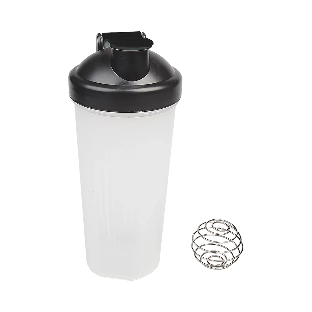 10x 700ml Protein Shaker Bottles with Mixer Ball for Gym Workouts