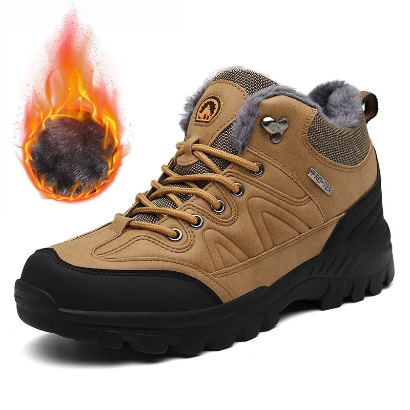 Men’s Winter Hiking Shoes with Plush Insulation and Lightweight Outdoor Comfort