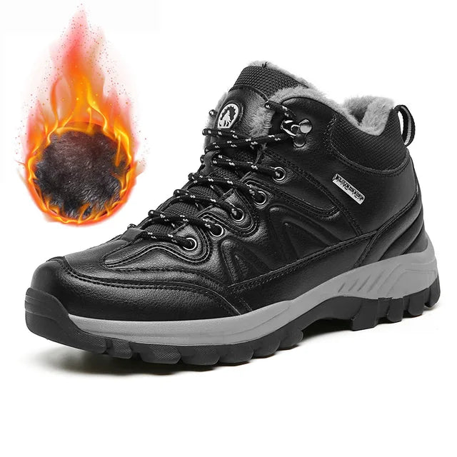 Men’s Winter Hiking Shoes with Plush Insulation and Lightweight Outdoor Comfort