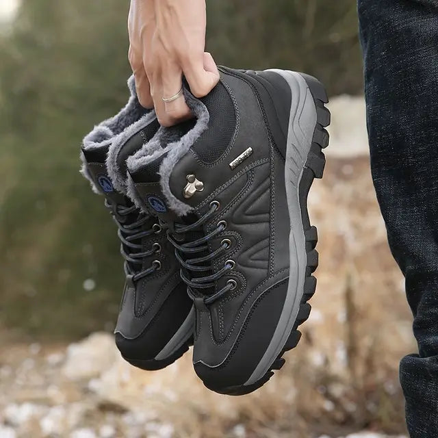 Men’s Winter Hiking Shoes with Plush Insulation and Lightweight Outdoor Comfort