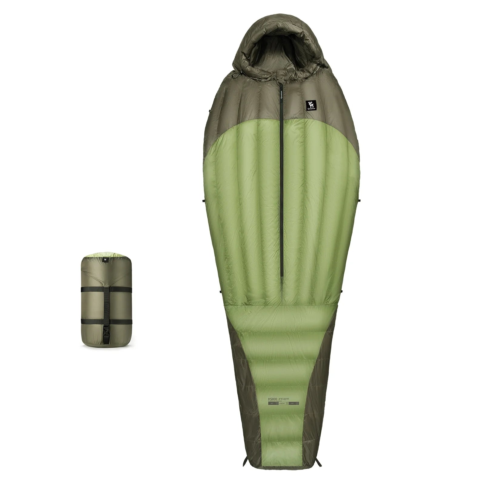 650 Fill Power Waterproof Mummy Sleeping Bag for Camping and Backpacking