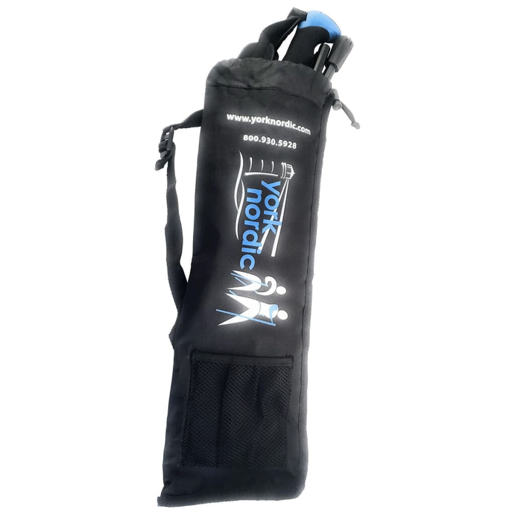 Folding Hiking Poles with Rubber Feet Bag and Comfortable Grip Options