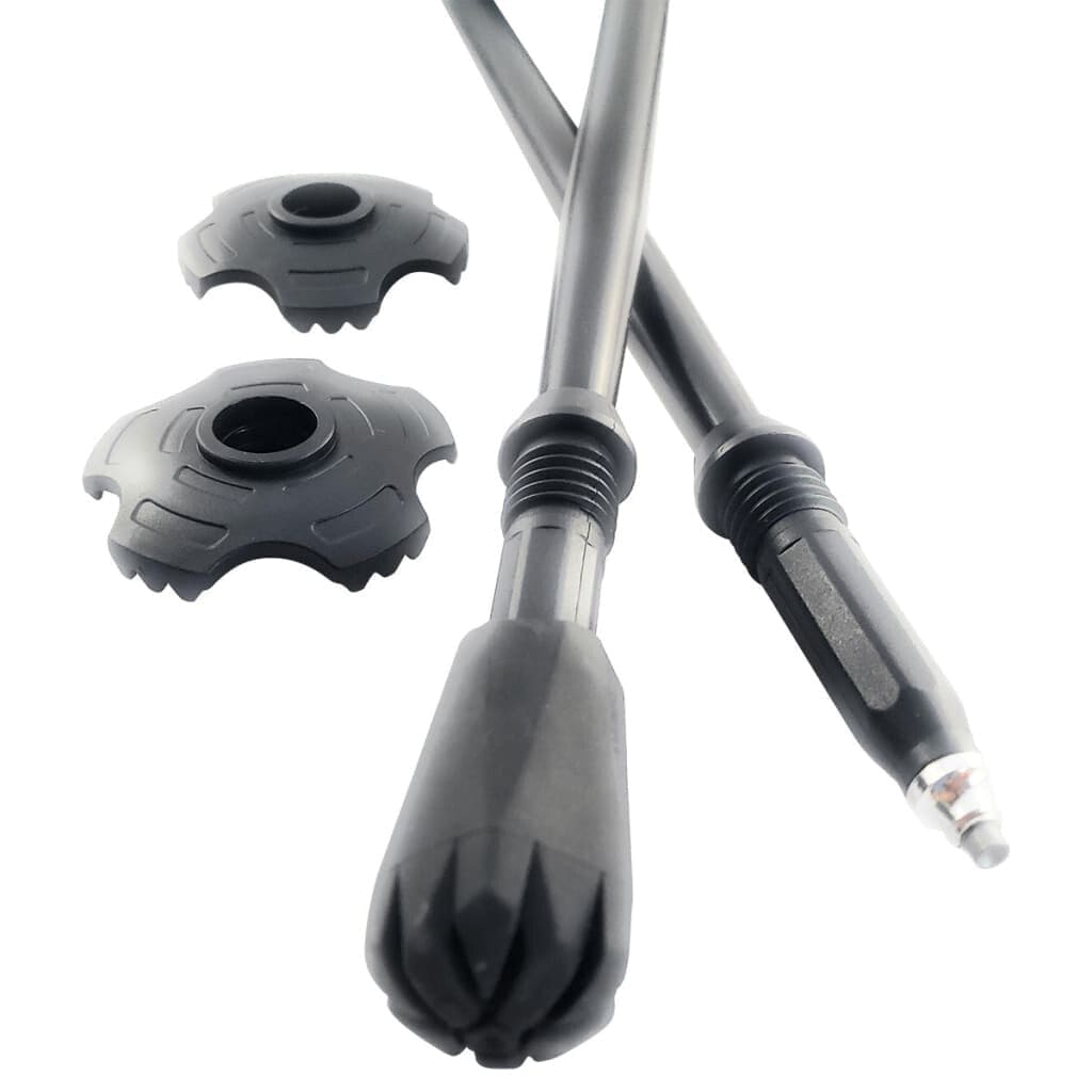 Folding Hiking Poles with Rubber Feet Bag and Comfortable Grip Options